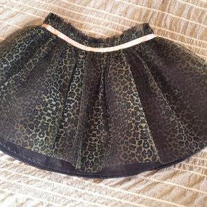 Girls cheetah skirt